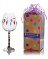 Happy Birthday Wine Glass